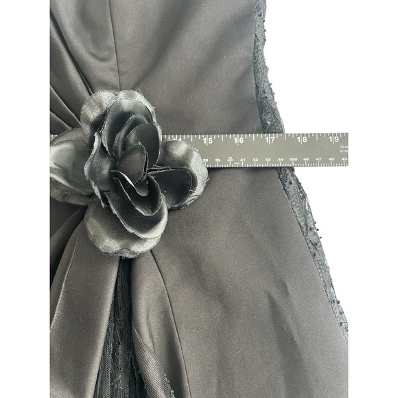 Halloween Play Black Gothic Wedding Evening Dress Pesavento Couture Small Medium - Picture 8 of 14